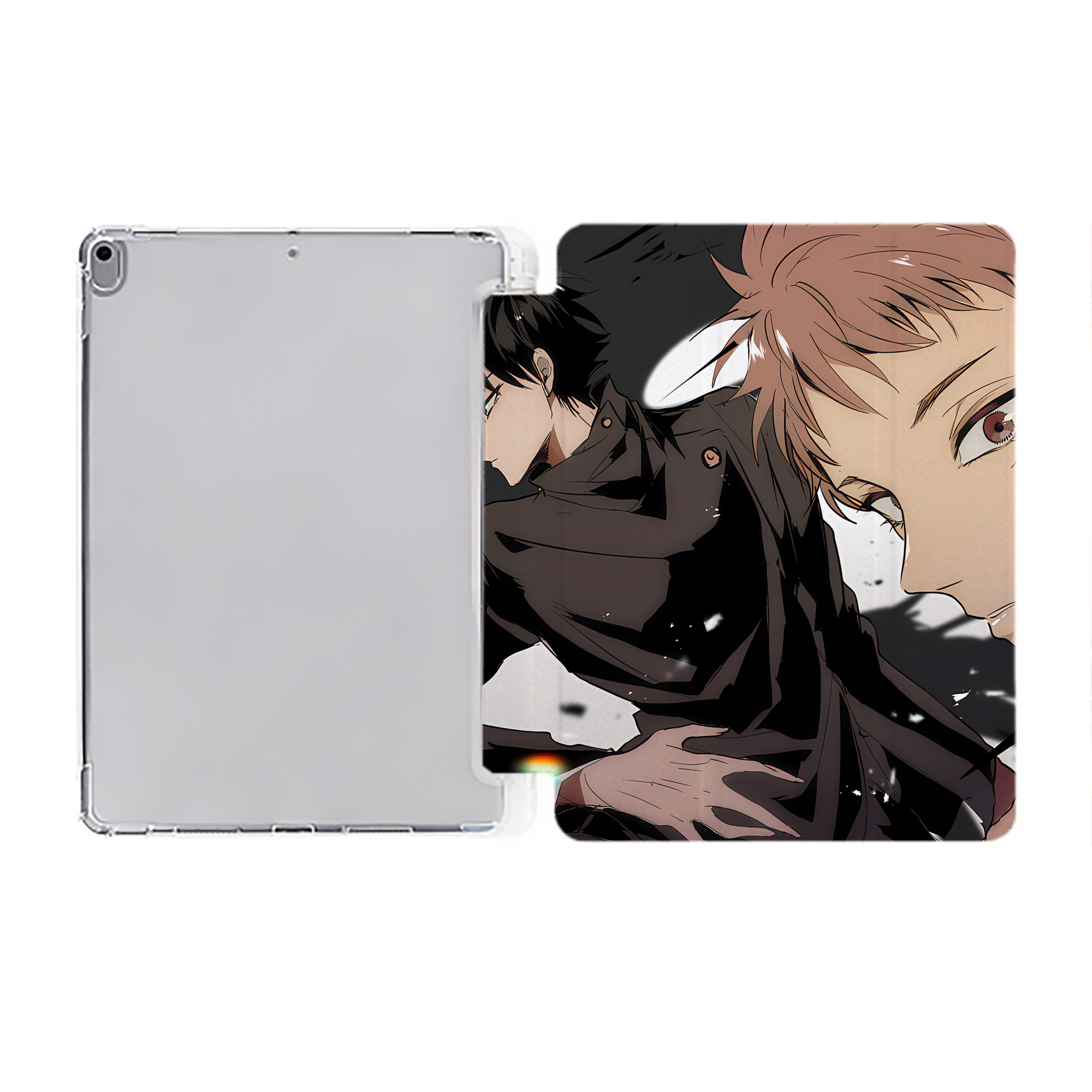 （画像用） SPY×FAMILY间谍家家酒 IPad ケース ペン収納付き 三つ折りスタンド PUレザー×シリコン 対応機種9.5/10.5/10.9インチ